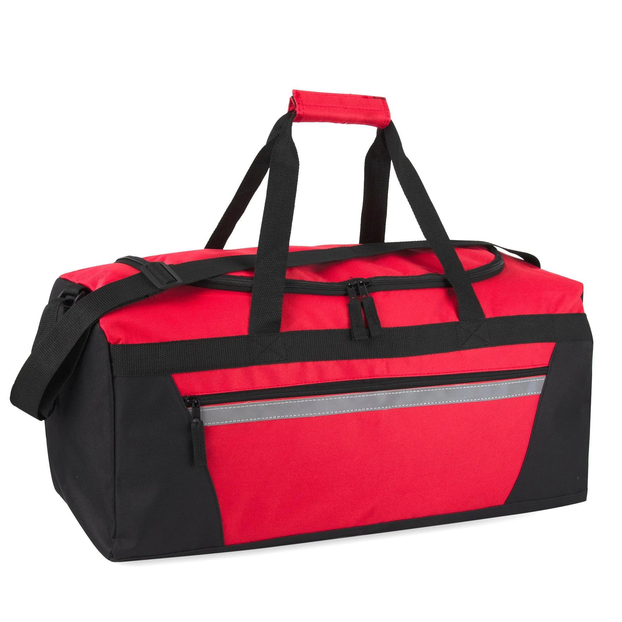 56cm Duffel Bag Large 43L Capacity -  Red