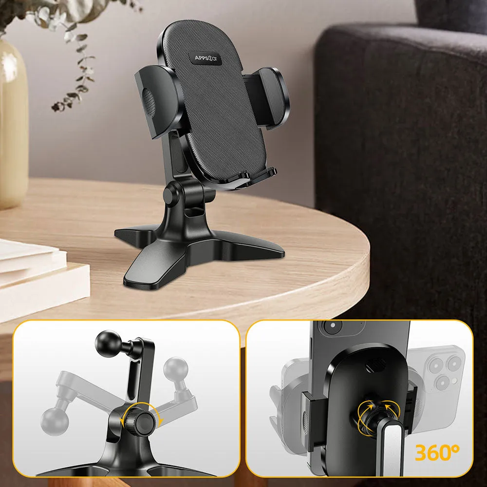 Adjustable Tripod Base Phone Holder Stand