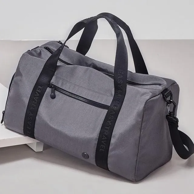 Adventure-Ready Gym Duffle Bag with Separate Shoe Storage - The Perfect Gear for Active Travelers