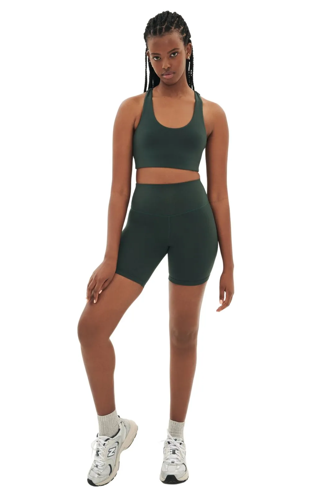 Airweight High Waist 6” Short, Military