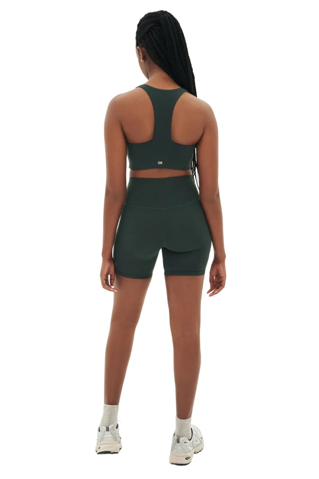 Airweight High Waist 6” Short, Military