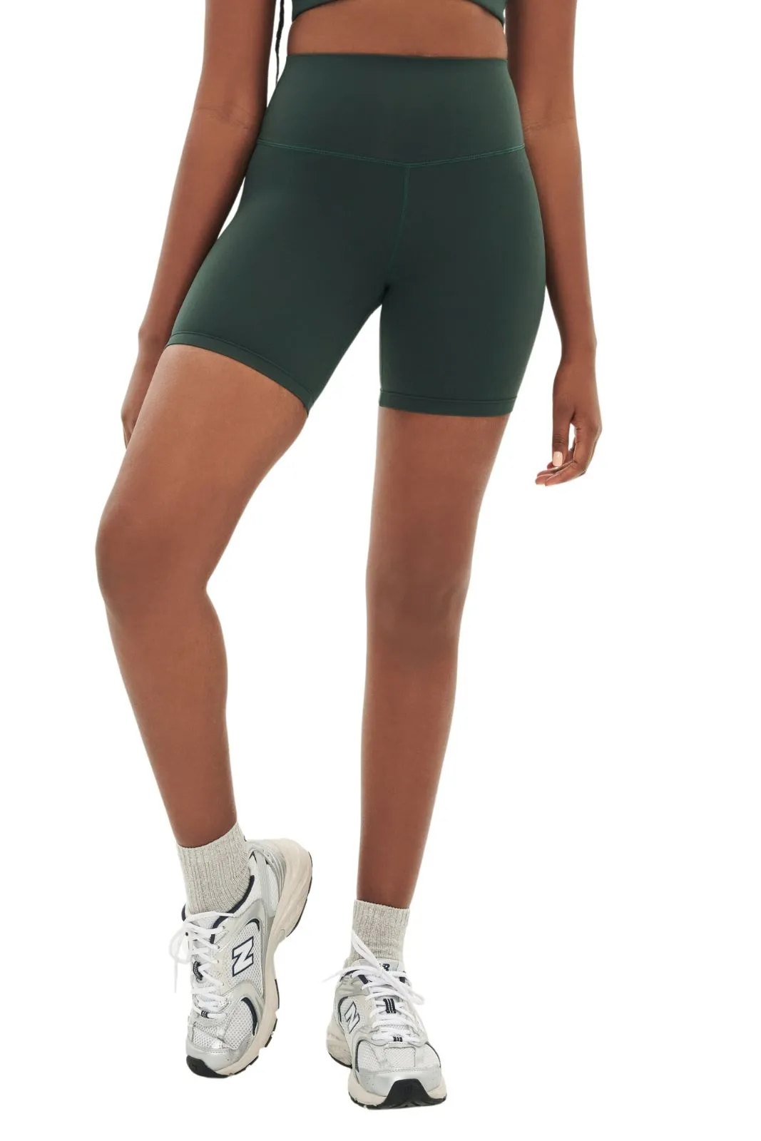 Airweight High Waist 6” Short, Military