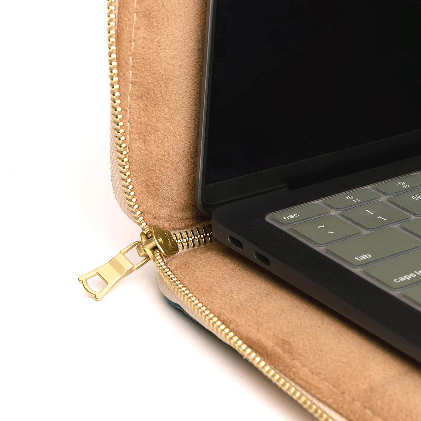 'Almost Perfect' Double Zip Macbook Case