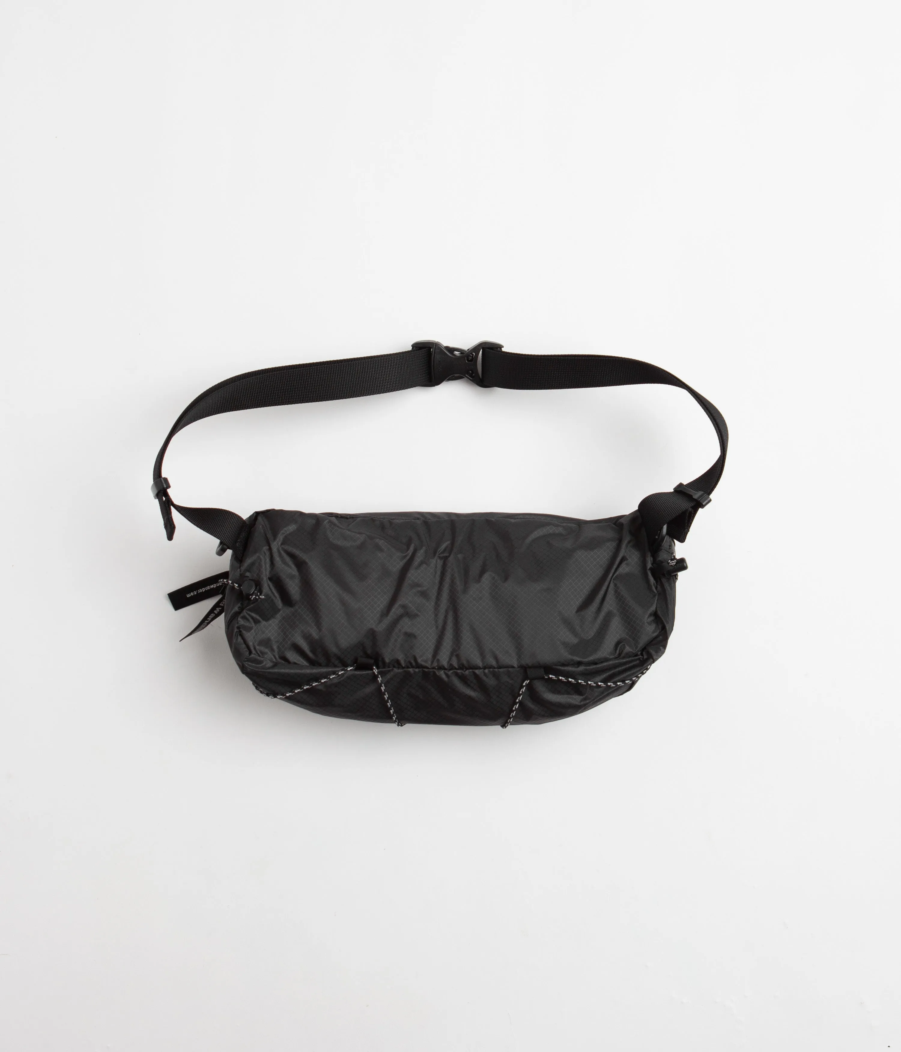 and wander Sil Waist Bag - Charcoal