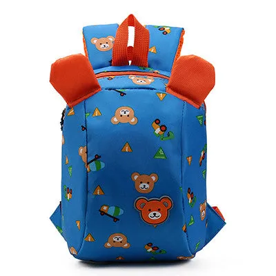 Anti lost backpack for kids Children Backpack aminals Kindergarten School bags for 1-3 years boys girls Bear Toddler backpack