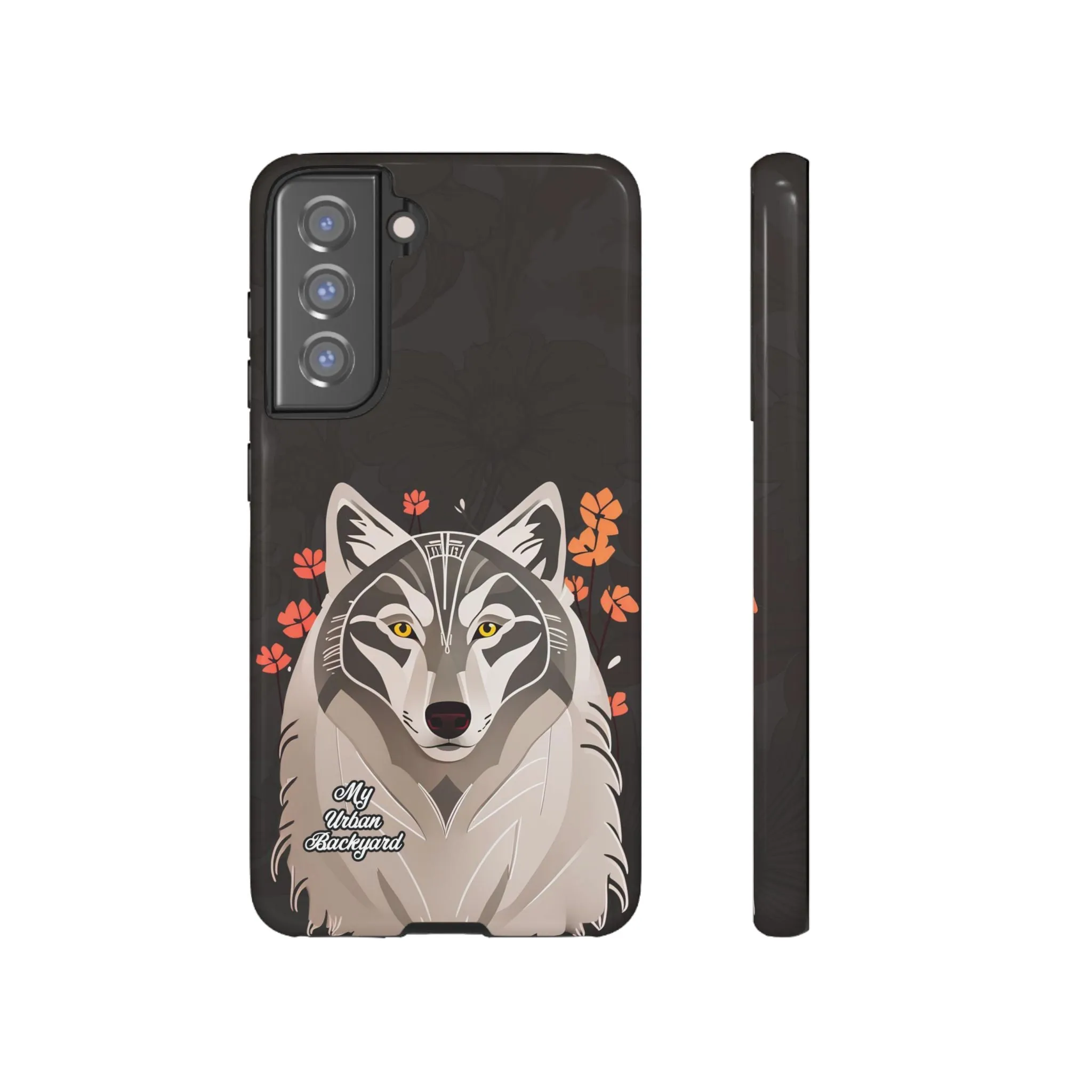 Art Deco Wolf, Cell Phone Case - Apple, Samsung or Google Pixel