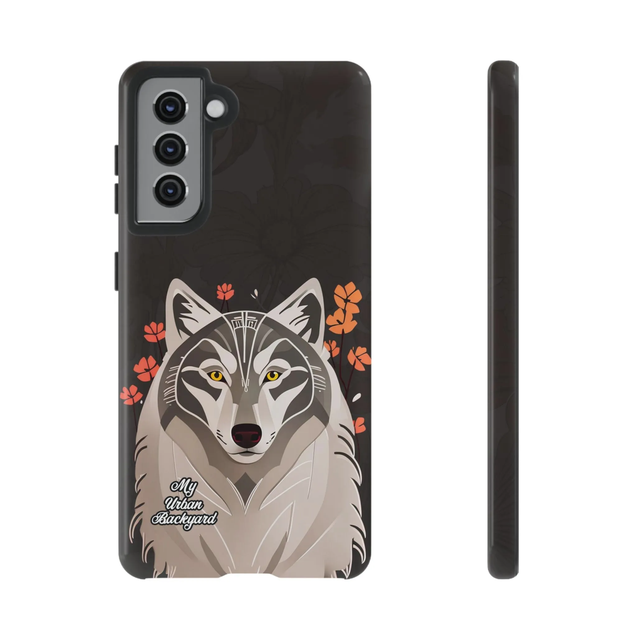 Art Deco Wolf, Cell Phone Case - Apple, Samsung or Google Pixel