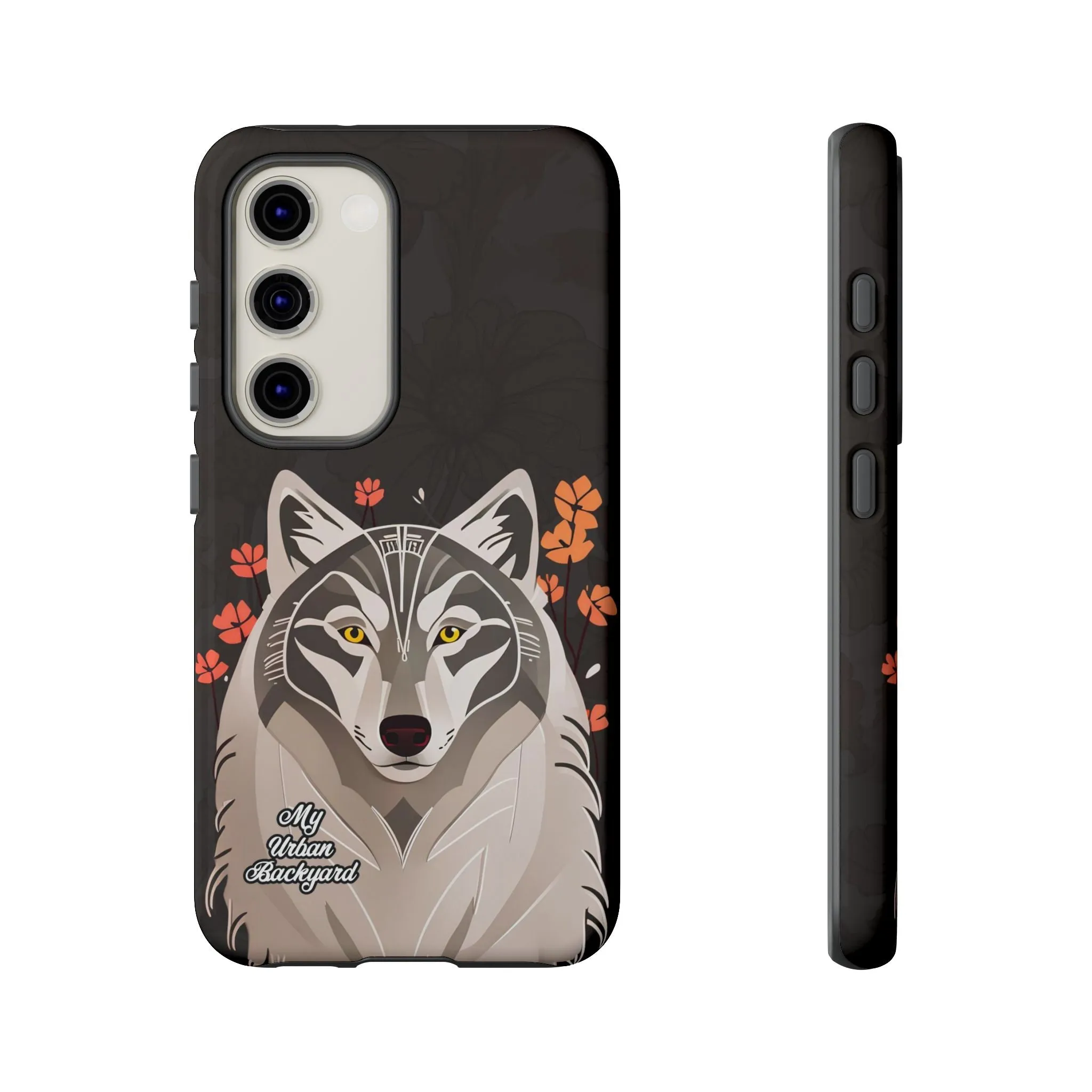 Art Deco Wolf, Cell Phone Case - Apple, Samsung or Google Pixel