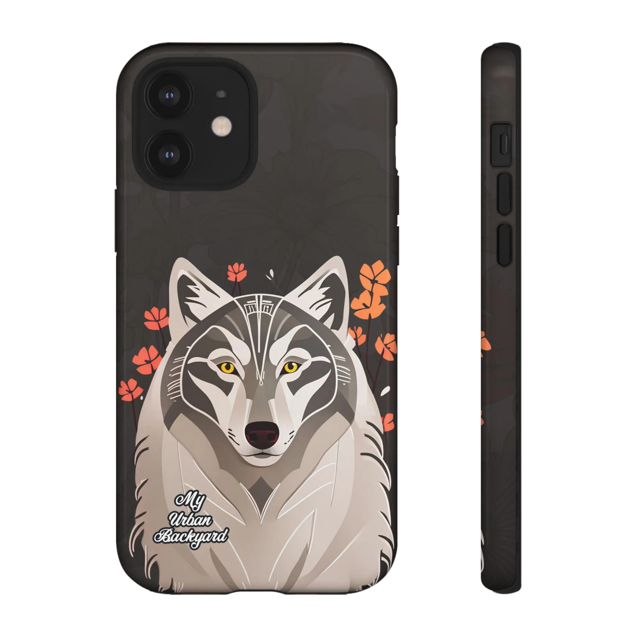 Art Deco Wolf, Cell Phone Case - Apple, Samsung or Google Pixel