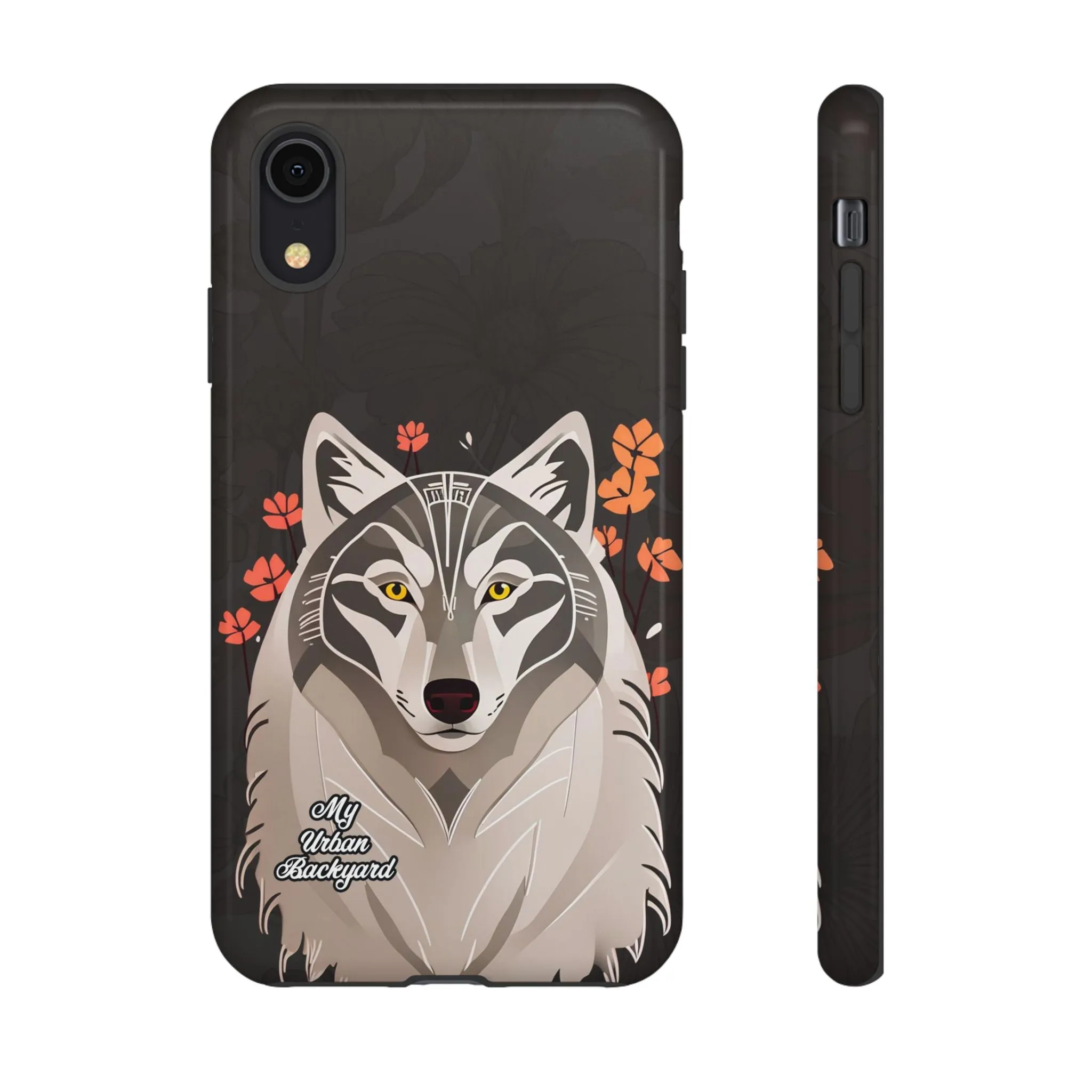 Art Deco Wolf, Cell Phone Case - Apple, Samsung or Google Pixel