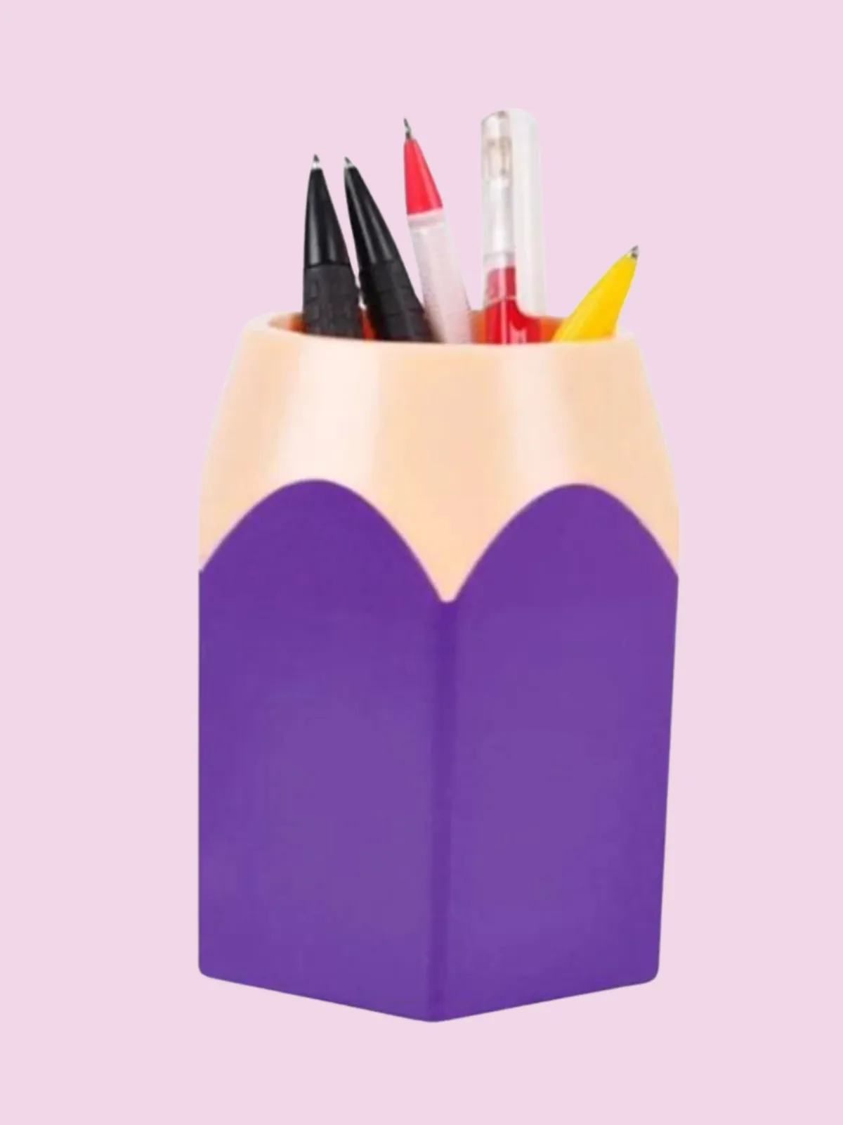 Back To School Colorful Pencil Shaped Pen Holders