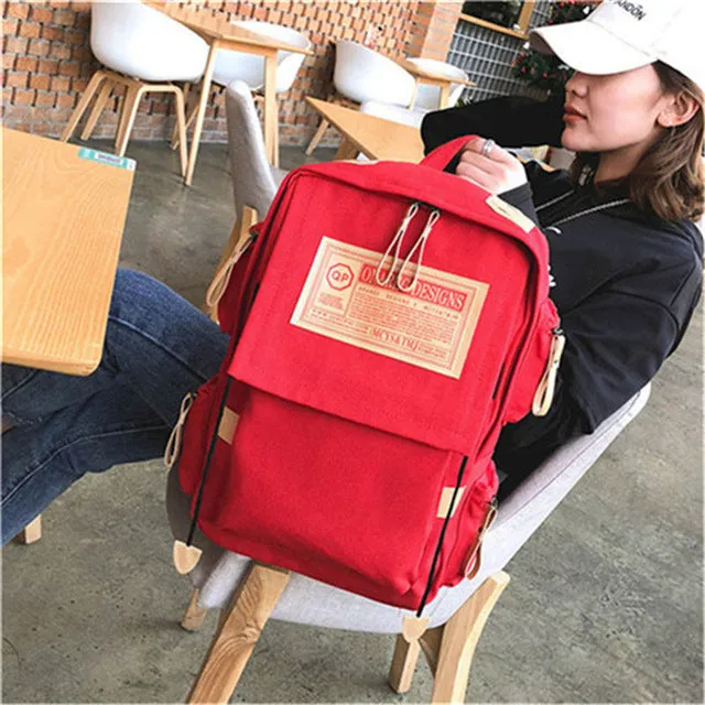 Brand fashion backpack women Bag School bags for teenager girls boys