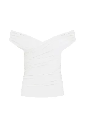 CHERI BLOUSE IN WHITE