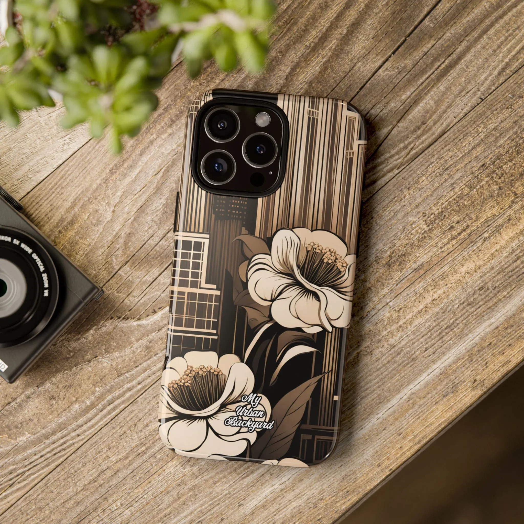 City Flowers, Cell Phone Case - Apple iPhone, Samsung Galaxy or Google Pixel