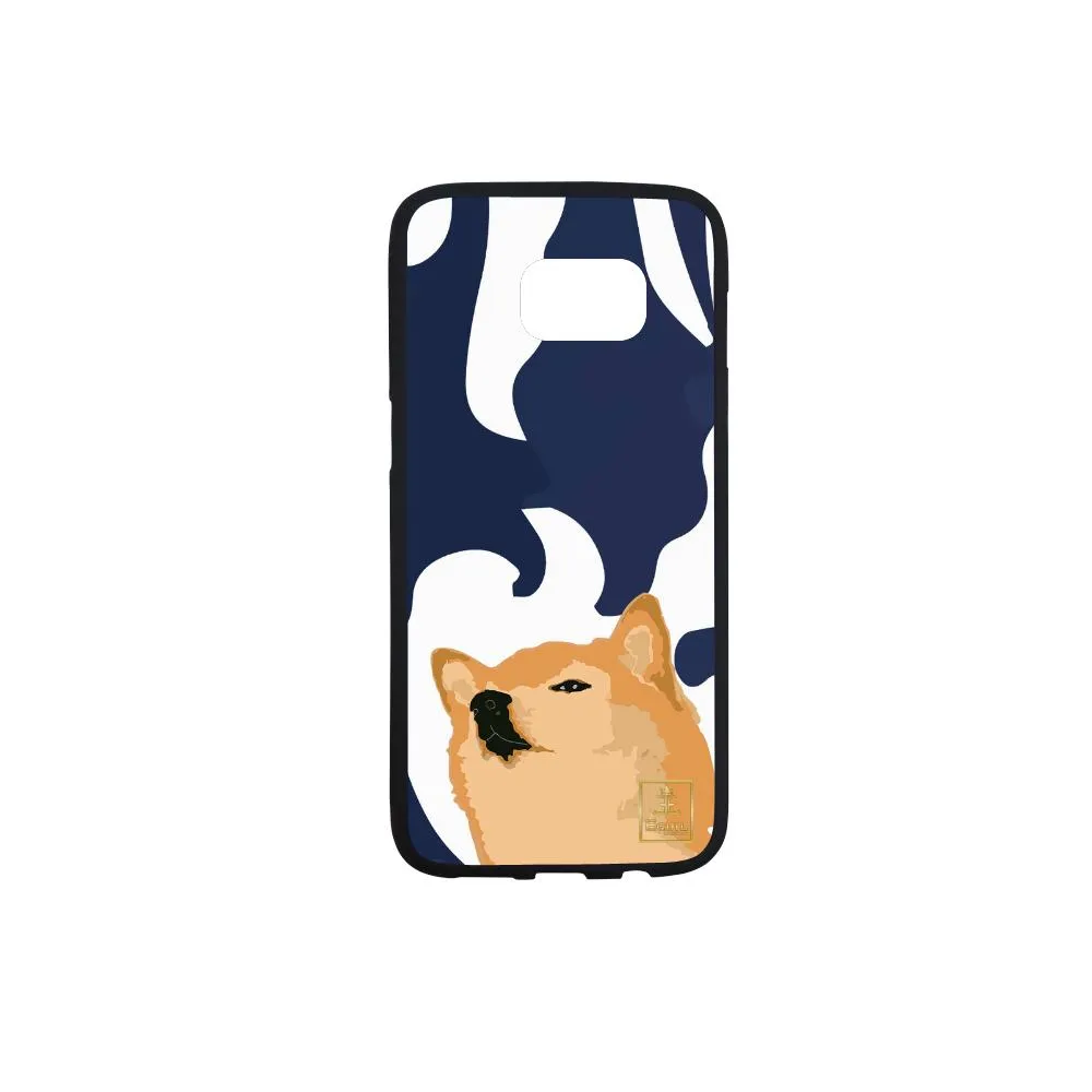 Confucius Shibe - Midnight Blue Phone Cases