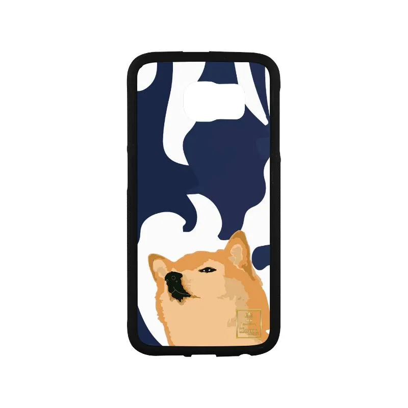 Confucius Shibe - Midnight Blue Phone Cases