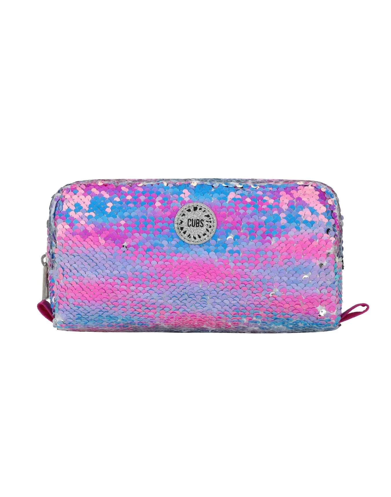 Cubs Multicolored Sequin Pencil Case