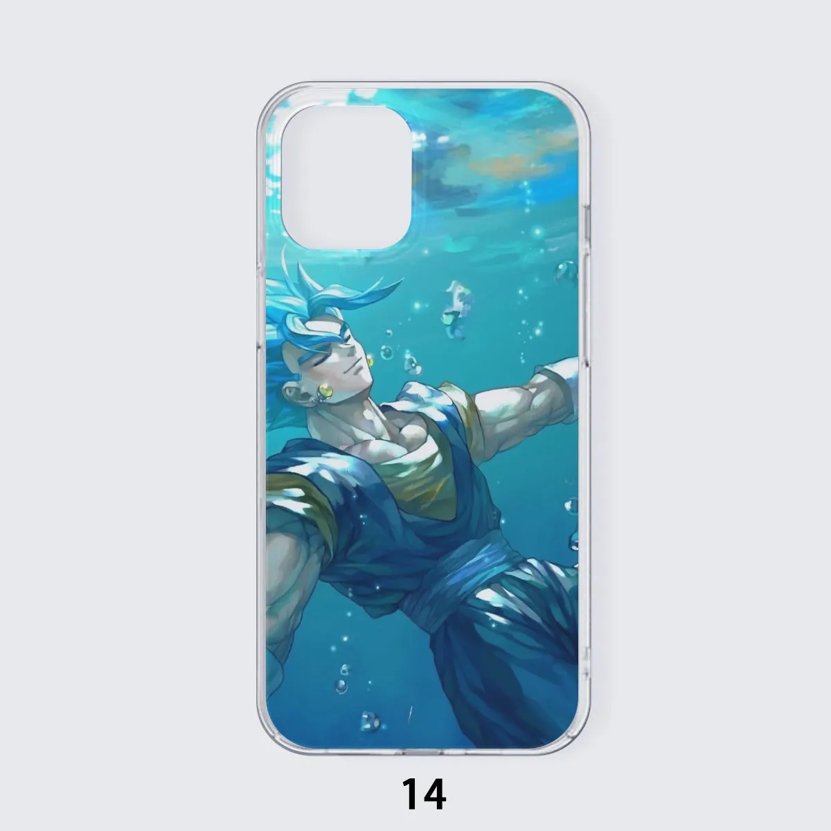 DBZ Relax Gogeta Ocean Blue Saiyan SSGSS Dope Design Iphone 14 Case