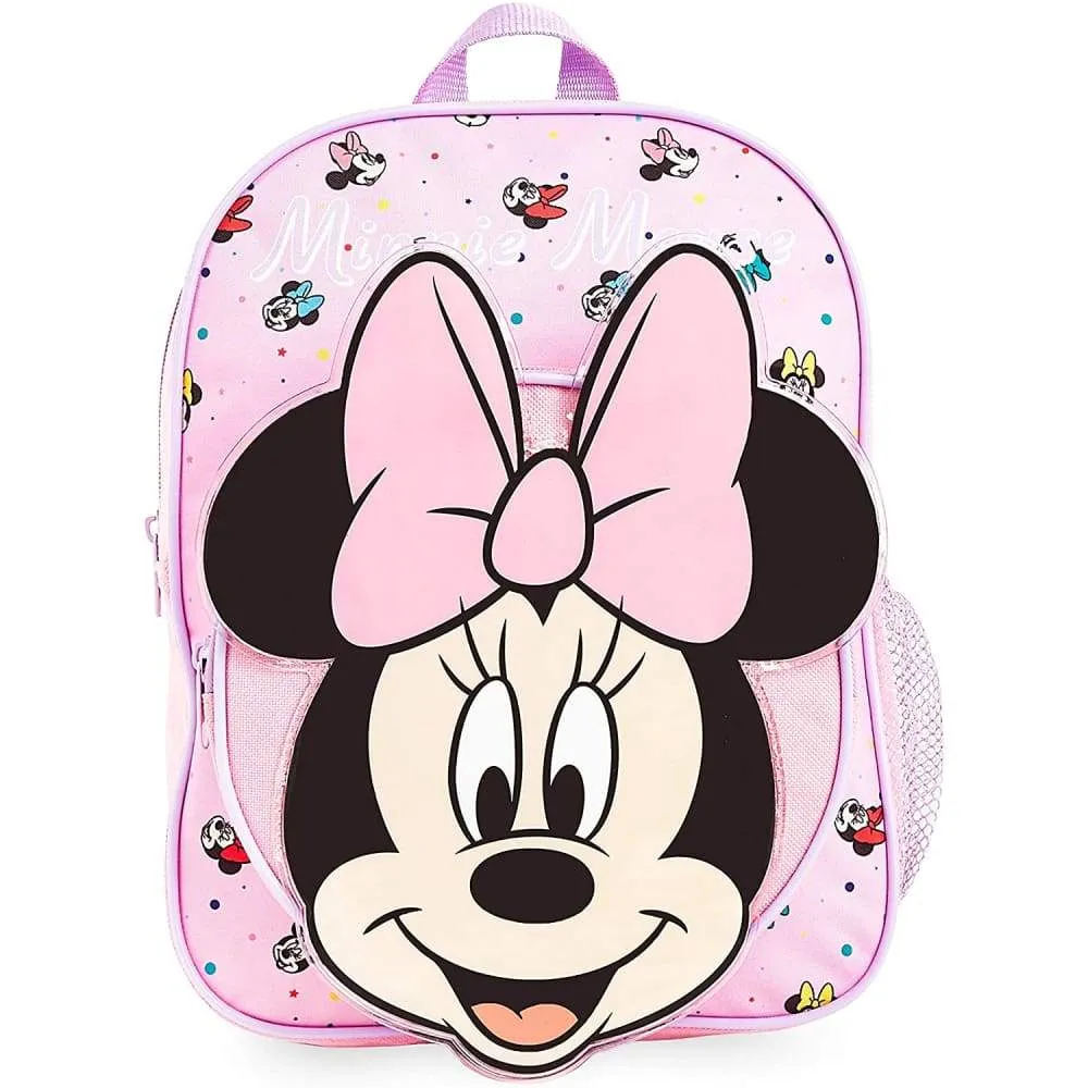 Disney Minnie Mouse Backpack for Girls - Pink Minnie Mouse