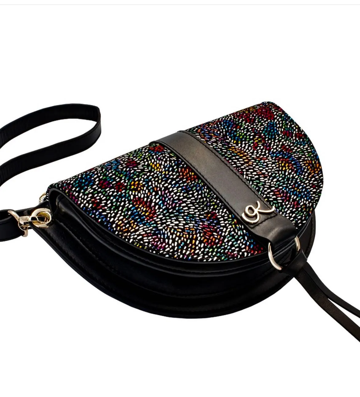 Divine Leather Handbag in Multi