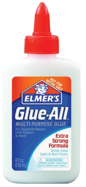 Elmer's Glue-All Multi-Purpose Glue, 4 Ounces, Dries Clear