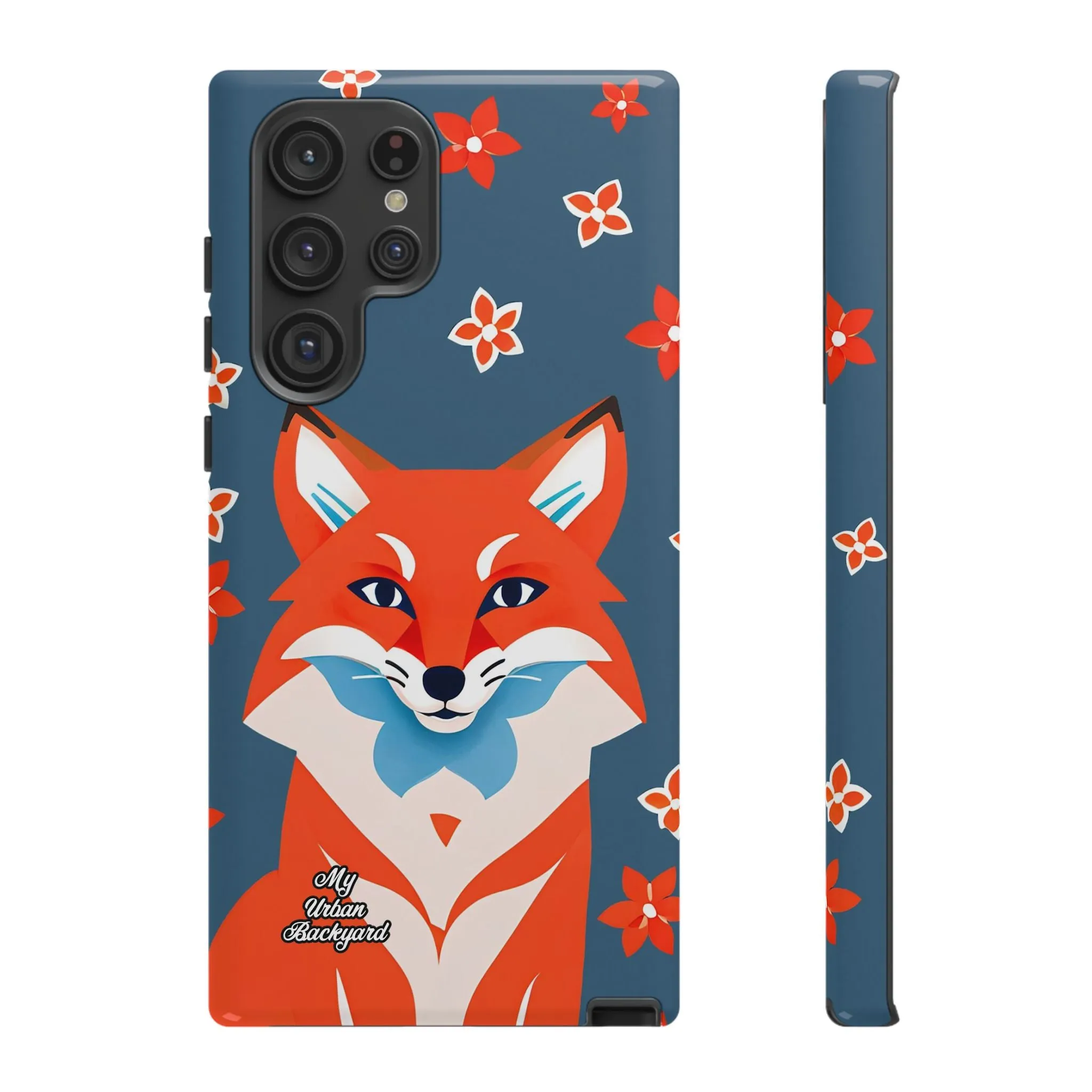 Fox with Flowers, Cell Phone Case - Apple, Samsung or Google Pixel