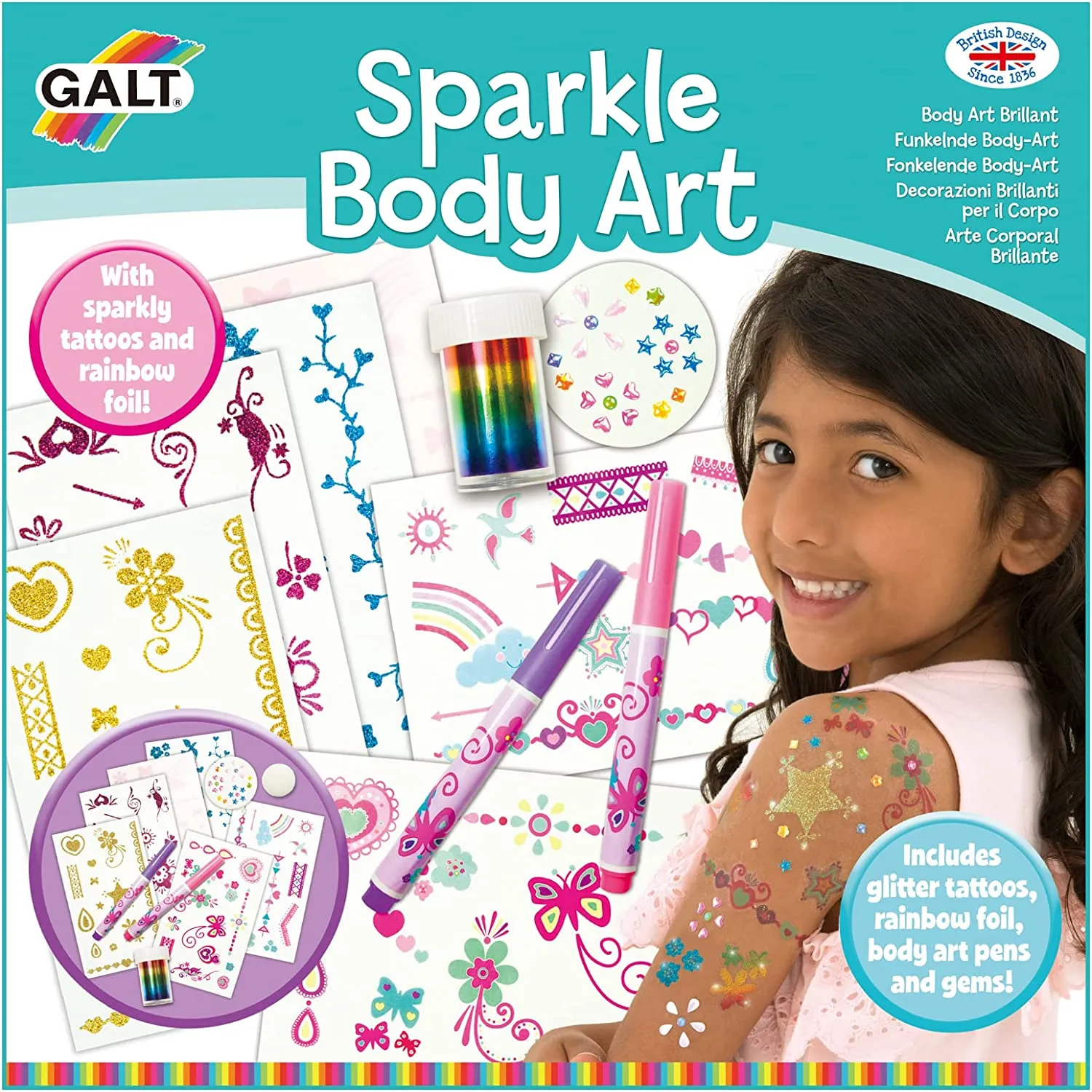 GALT 1005083 Creative Cases - Sparkle Body Art