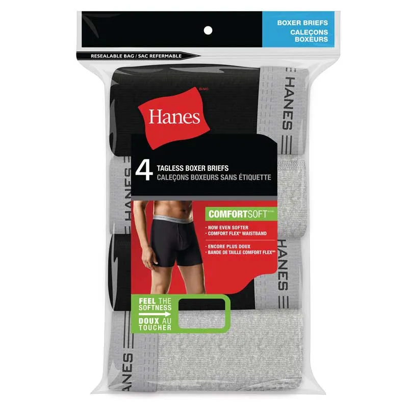 Hanes Men's Boxer Brief 4-pack