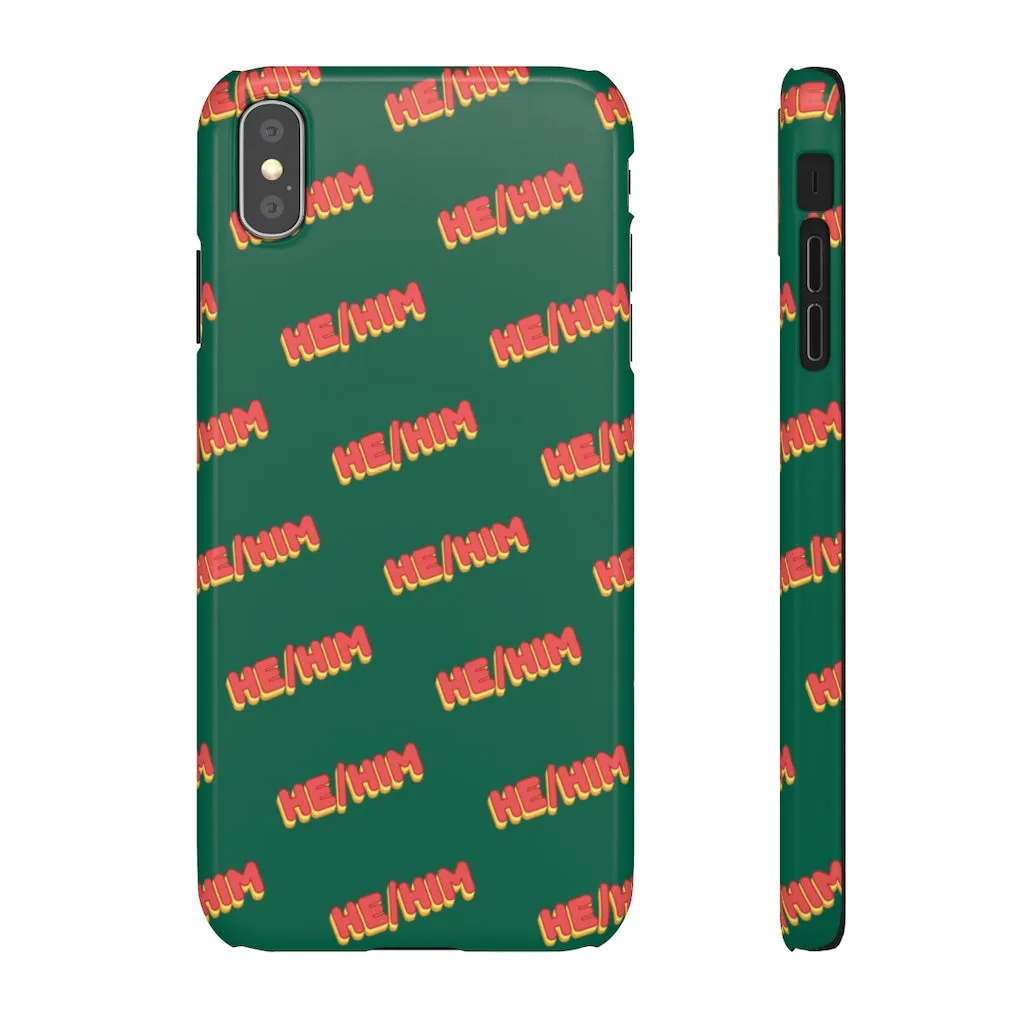 He/Him Phone Case For Apple & Samsung