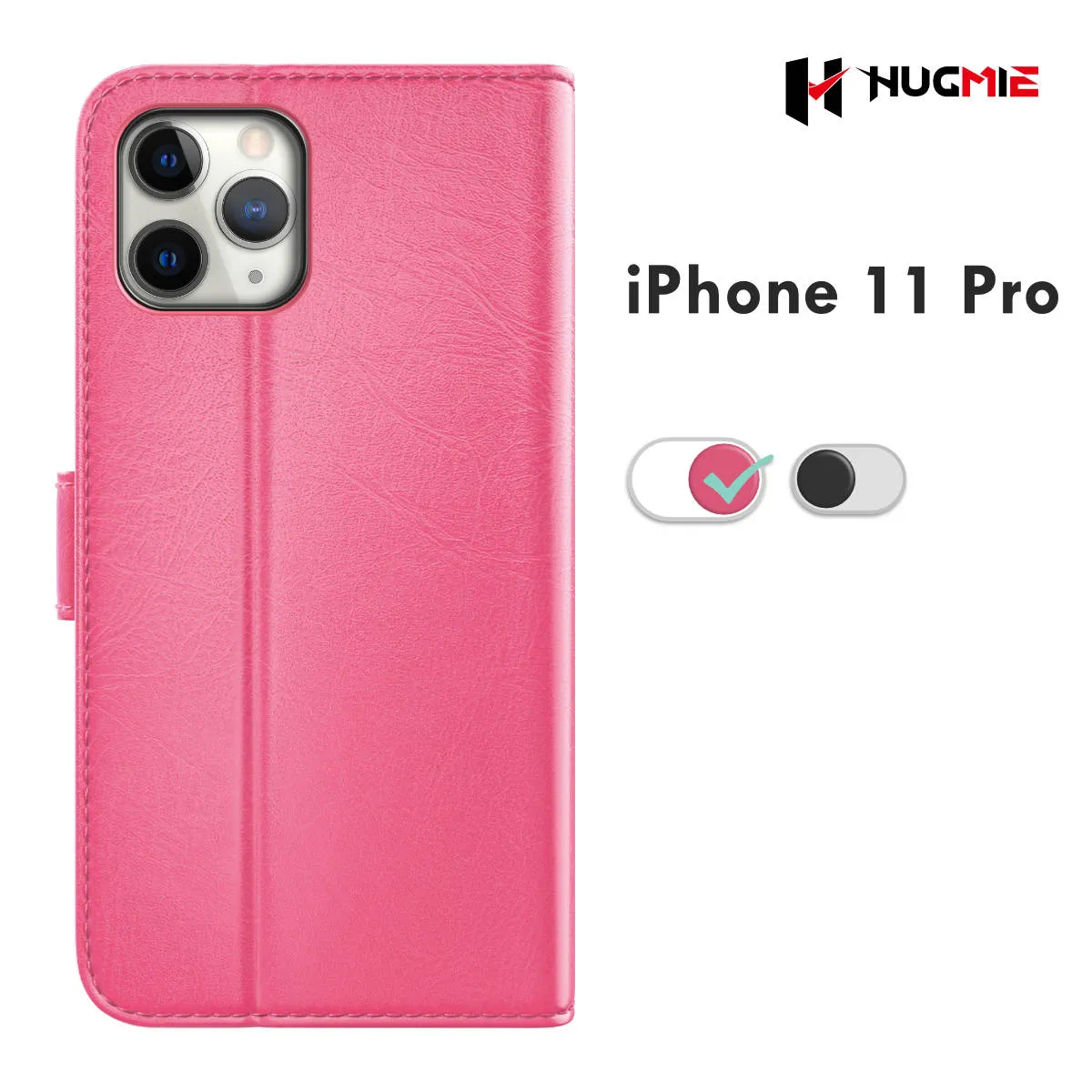 Hugmie® Classic Series iPhone 11 Pro Leather Folio Case