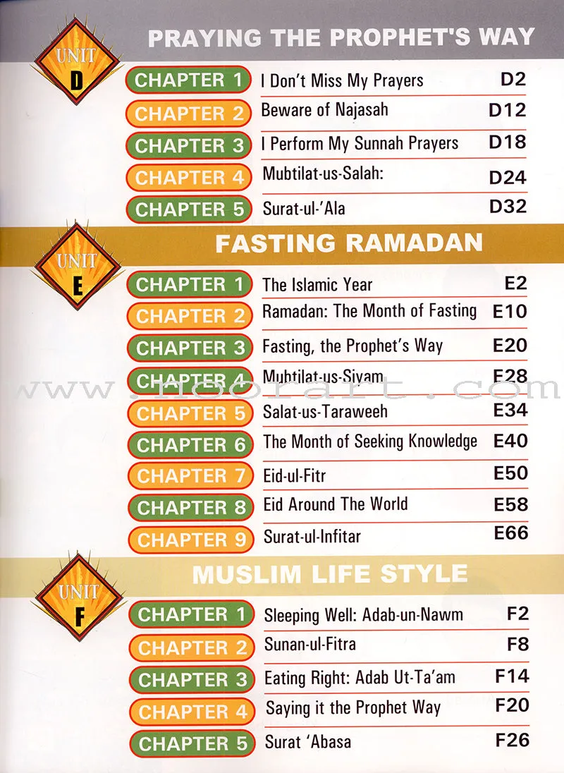 I Love Islam Textbook: Level 4 (International/Weekend Edition)