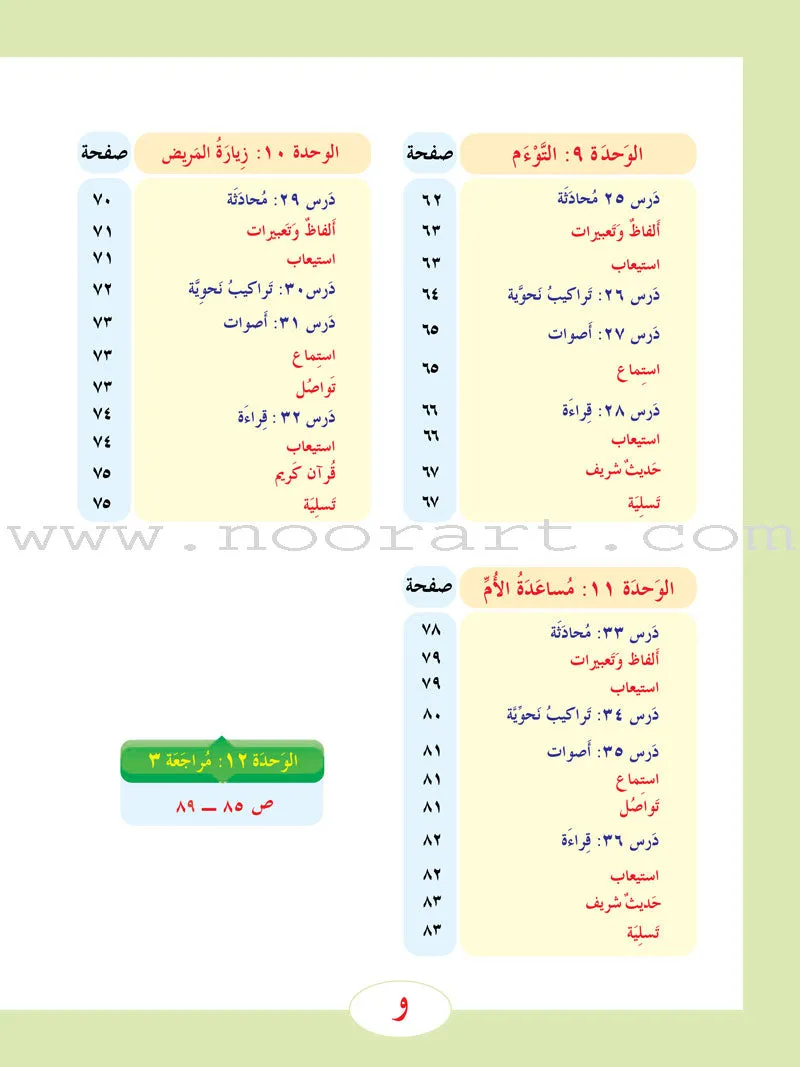 ICO Learn Arabic Textbook: Level 3, Part 1 (With Online Access Code) تعلم العربية