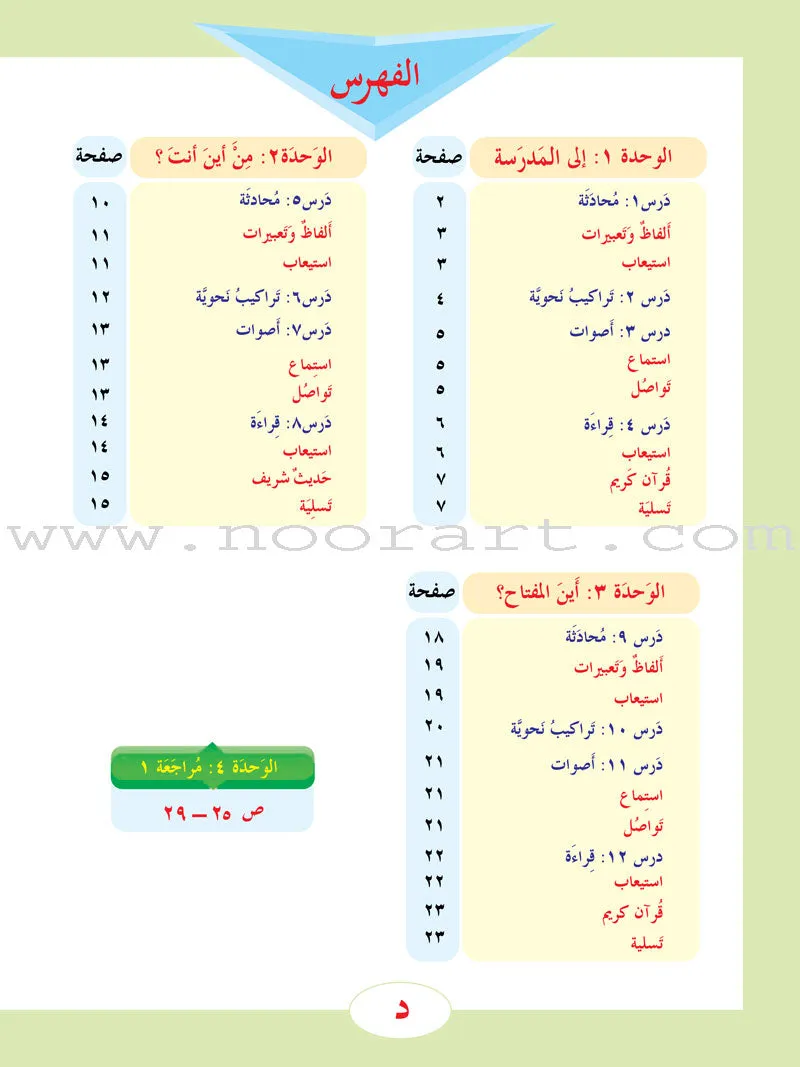 ICO Learn Arabic Textbook: Level 3, Part 1 (With Online Access Code) تعلم العربية