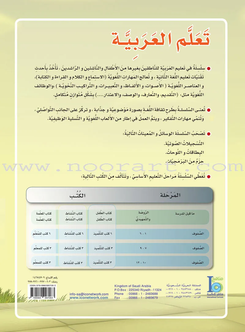 ICO Learn Arabic Textbook: Level 6, Part 2 (With Online Access Code) تعلم العربية