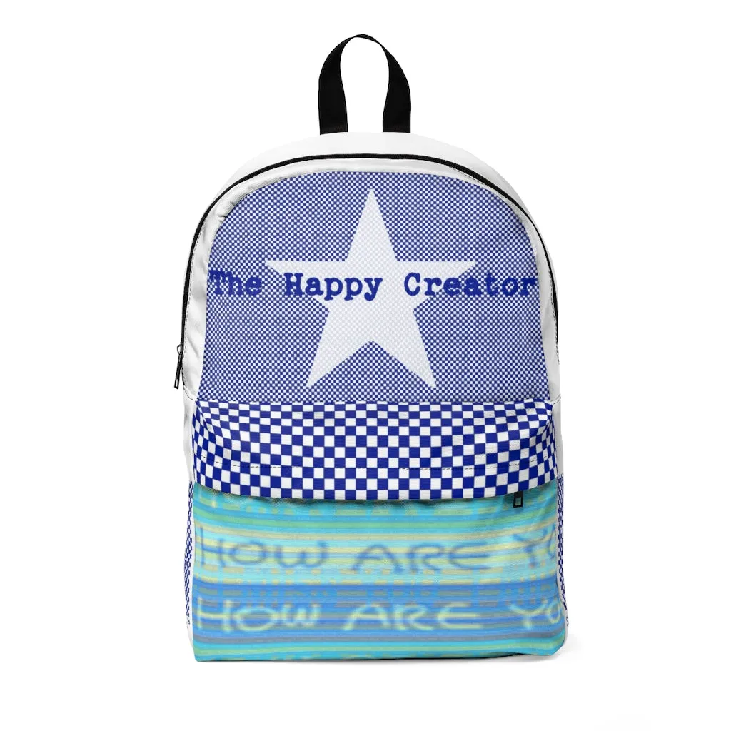 Insook Hwang's Unisex Backpack_ The Happy Creator_AOP