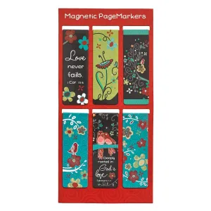 Love Never Fails Magnetic Bookmarks Set