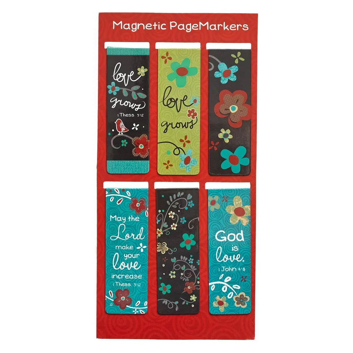 Love Never Fails Magnetic Bookmarks Set