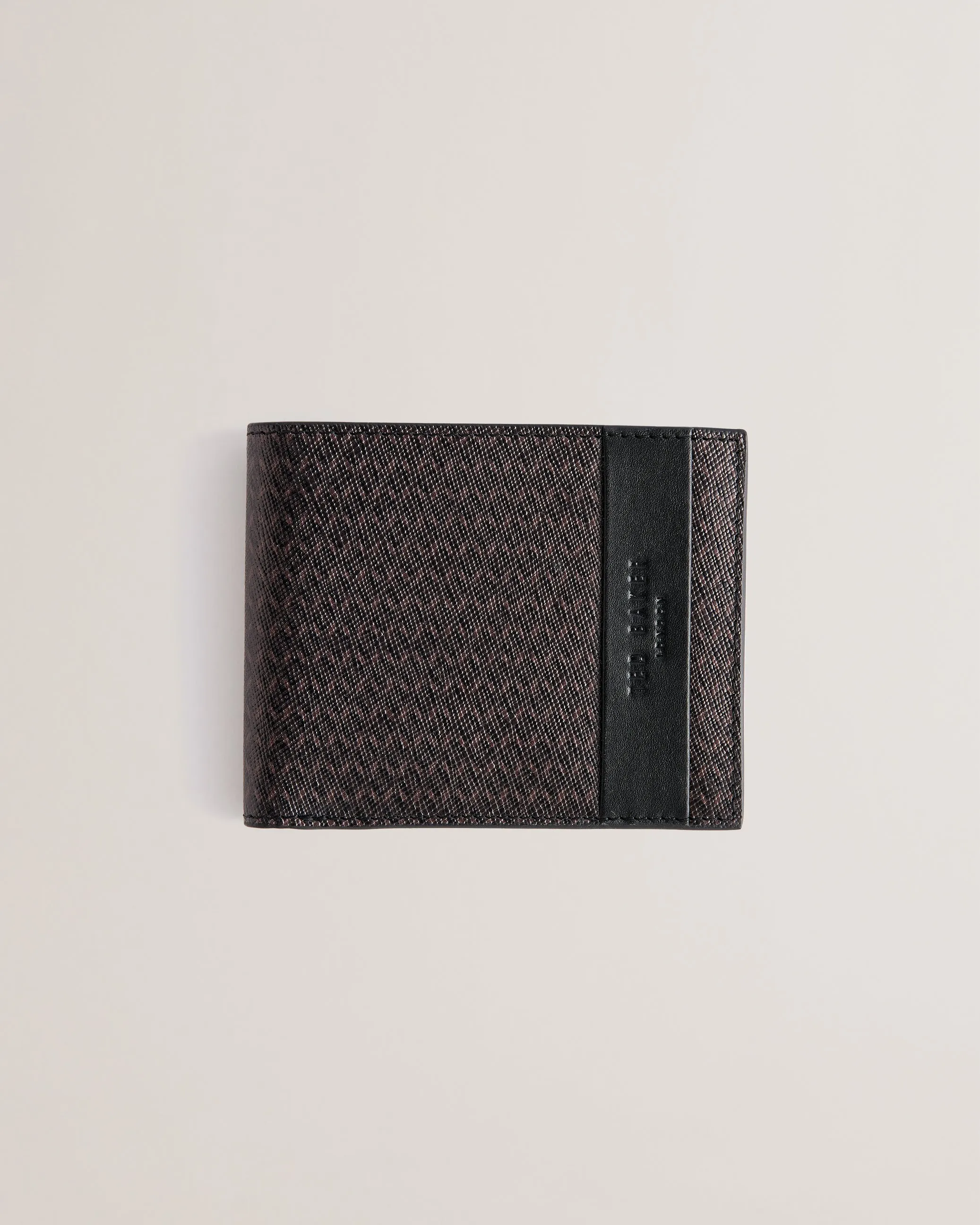 Maxvell Printed Leather Wallet Cardholder Black