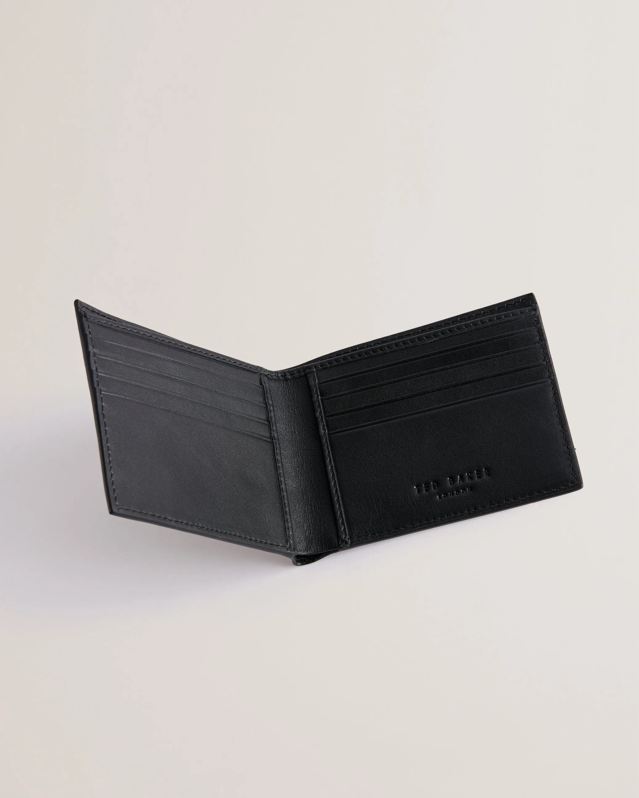 Maxvell Printed Leather Wallet Cardholder Black