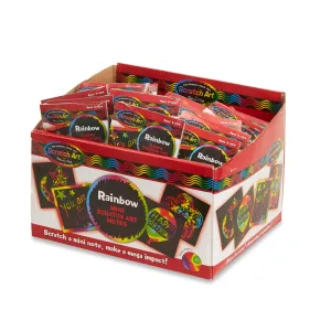 Melissa and Doug Rainbow Mini Scratch Art Notes