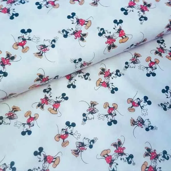 Mickey Mouse Cotton Fabric Springs Creative