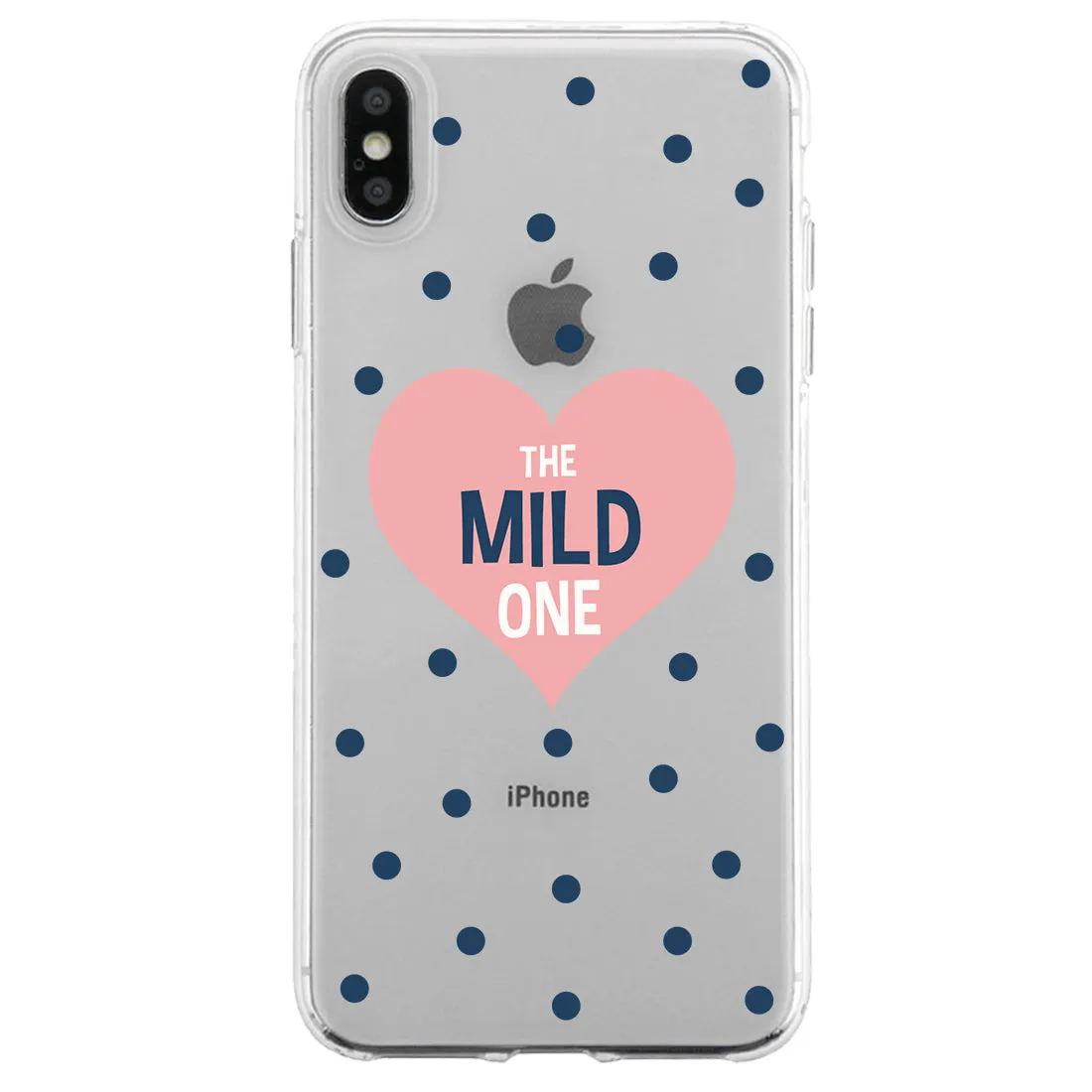 Mild Polka Dots Wilde Leopard BFF Matching Phone Covers Perfect