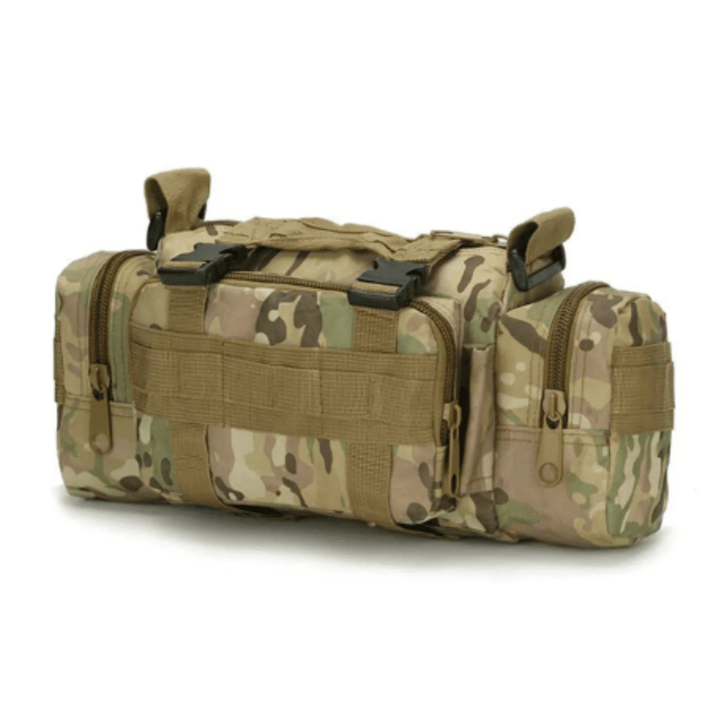 Molle Tactical Waist Pack, Fishing Camping Hiking Pouch Chest Bag