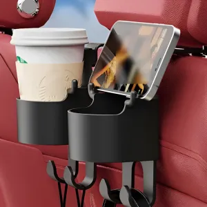 Multifunctional All-Round Car Back Seat Cup Device Holder