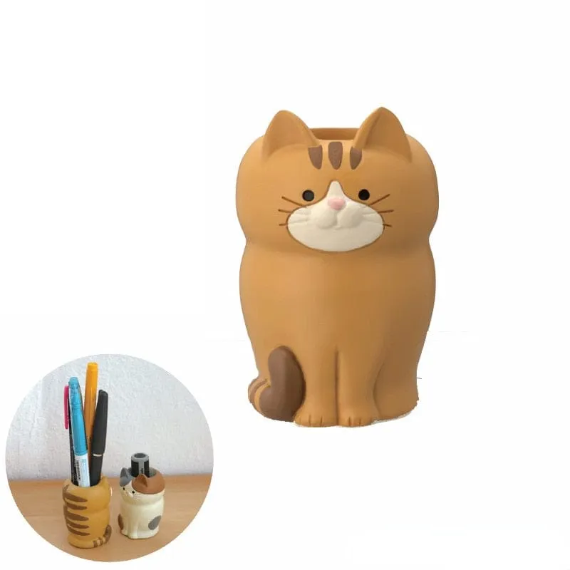 Office Organizer Cat Ornaments Holders