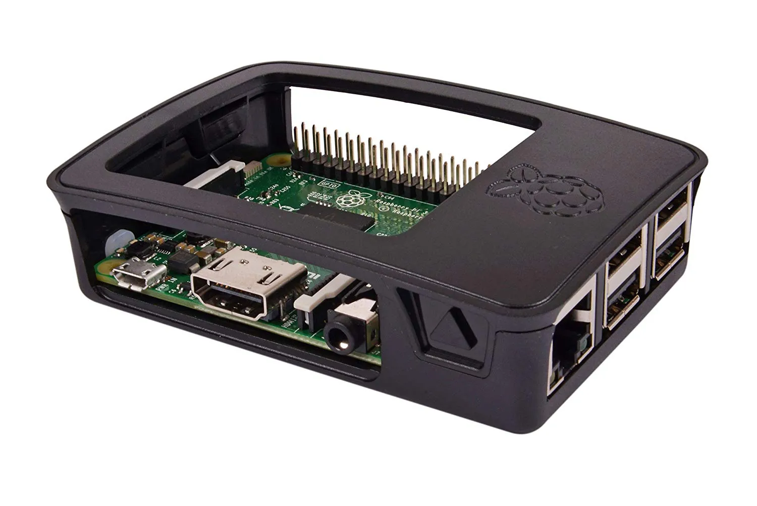 Official Case for Raspberry Pi 2, 3, 3B  , Black