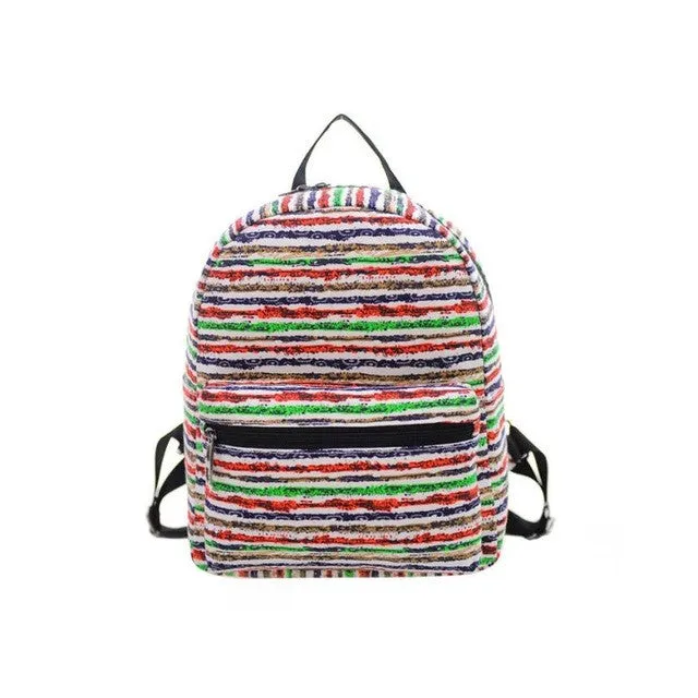 PICK YOUR PATTERN: Mini Canvas Backpack Super Funky and Fun Designs