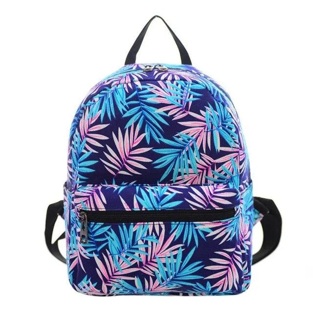 PICK YOUR PATTERN: Mini Canvas Backpack Super Funky and Fun Designs