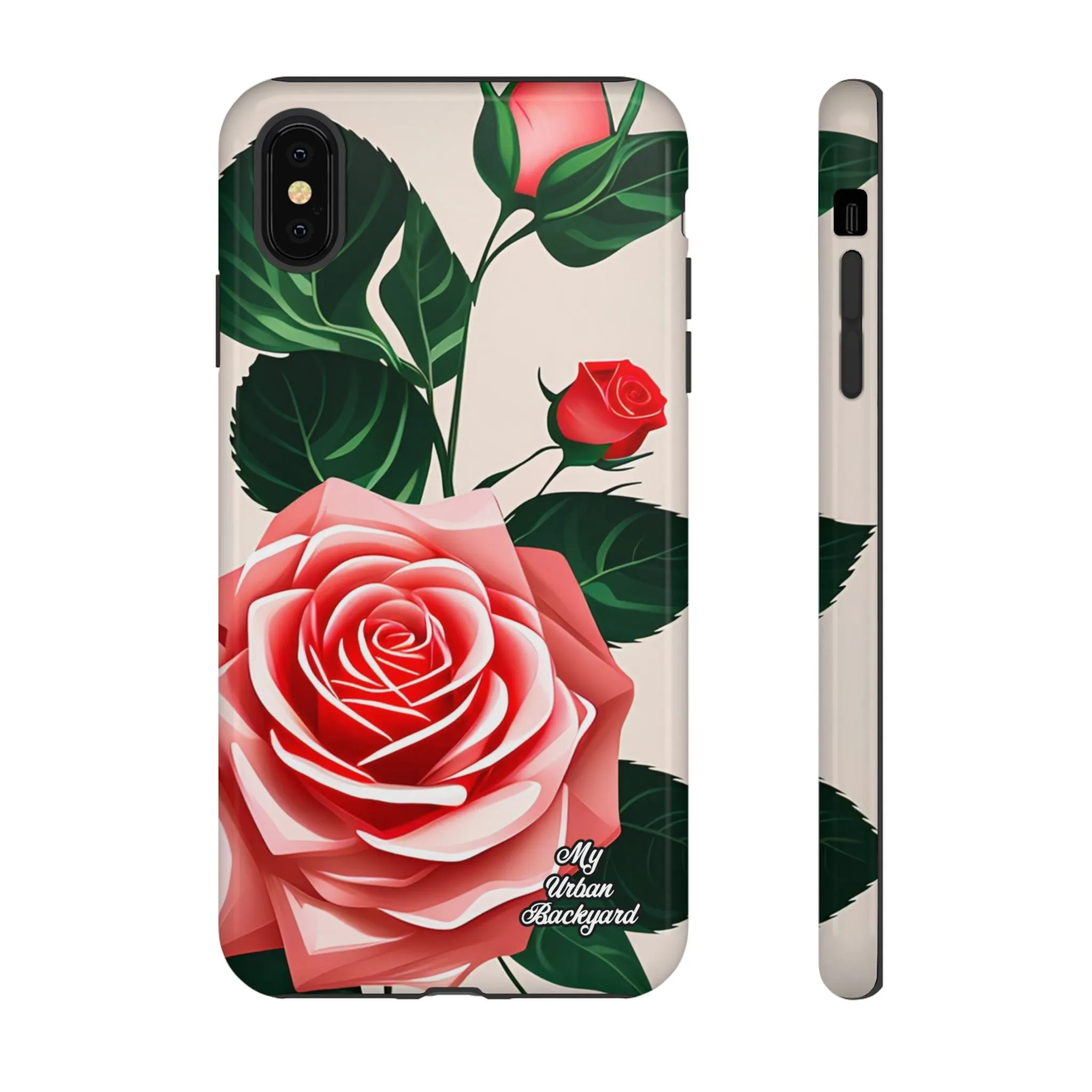 Pink Rose Flowers, Cell Phone Case - Apple, Samsung or Google Pixel