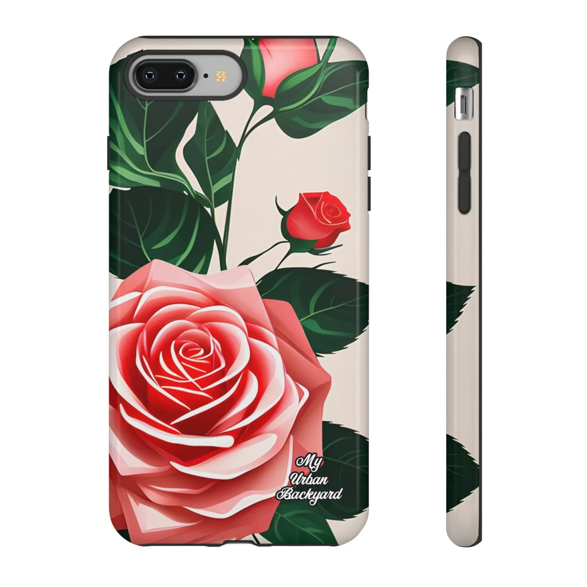 Pink Rose Flowers, Cell Phone Case - Apple, Samsung or Google Pixel